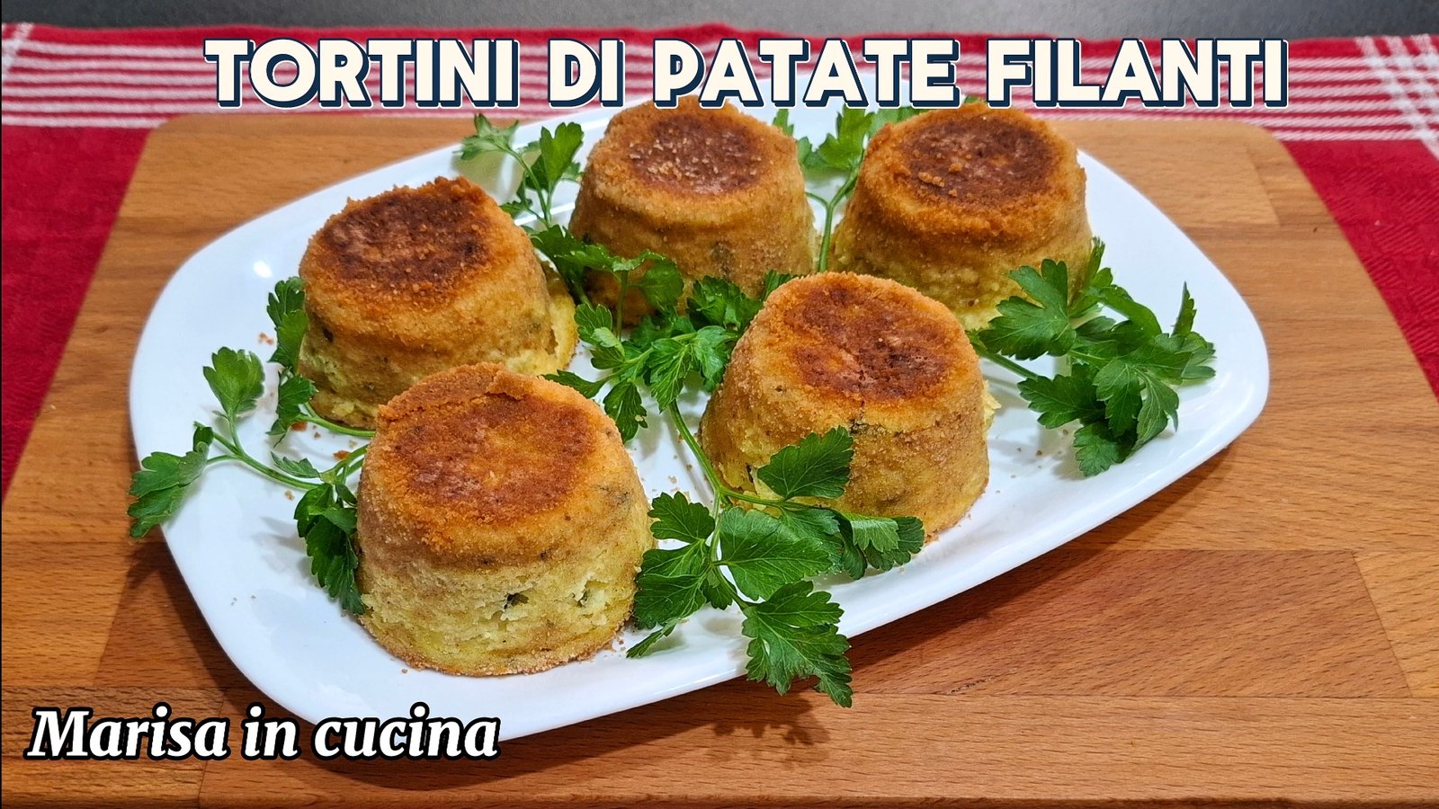 TORTINI DI PATATE CON CUORE FILANTE